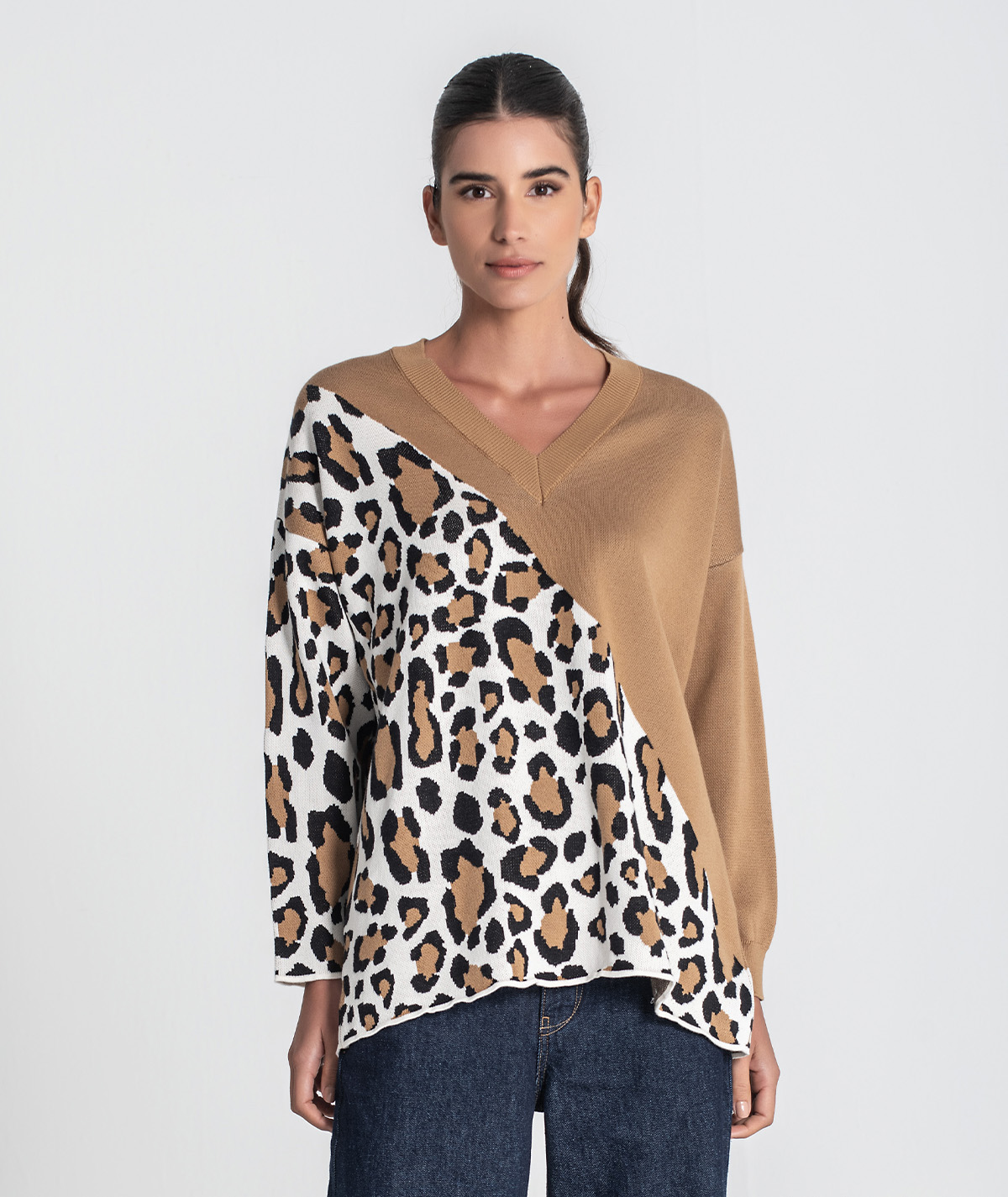 3442.3 Camisola Animal Print Ruga