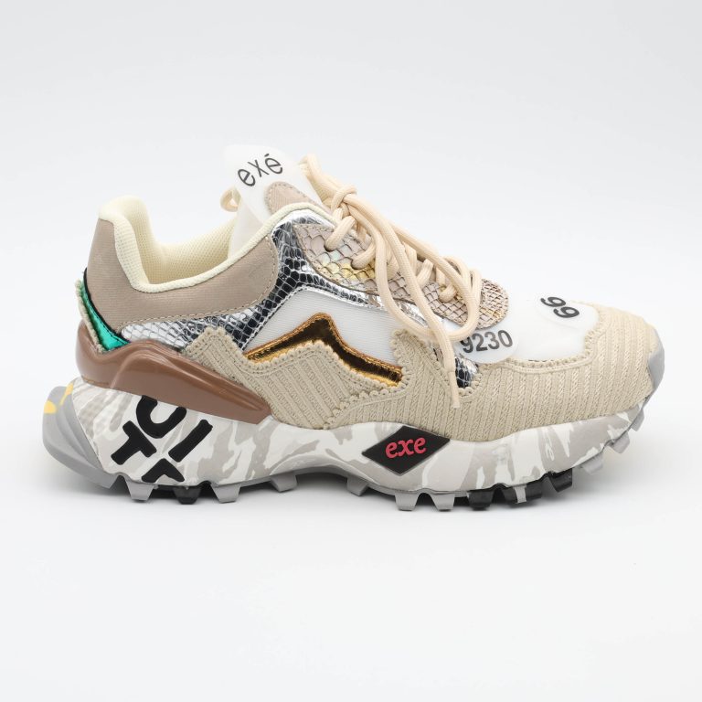 Ténis 134-28 Beige/Silver